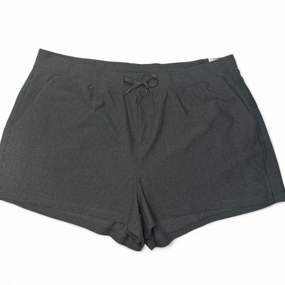 Old Navy Women's PowerSoft High-Rise Active Shorts XXL NWT Dark Gray